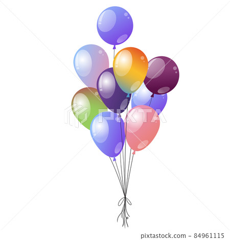 colorful balloons vector for a holiday or... - Stock Illustration ...