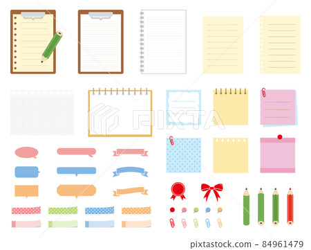 備忘錄氣球粘滯便箋集 84961479