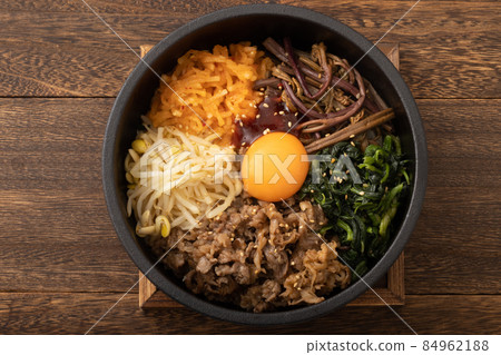 Stone baking bibimbap Stone baking bibimbap 84962188