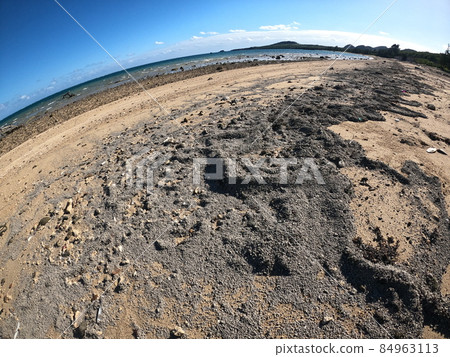 Natural disasters, pumice stones washed ashore Natural disasters, pumice stones washed ashore 84963113