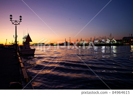 釧路港日落視圖 釧路港日落視圖 84964615