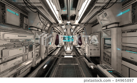 Scenery inside the spacecraft 84965897