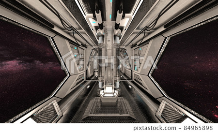 Scenery inside the spacecraft 84965898