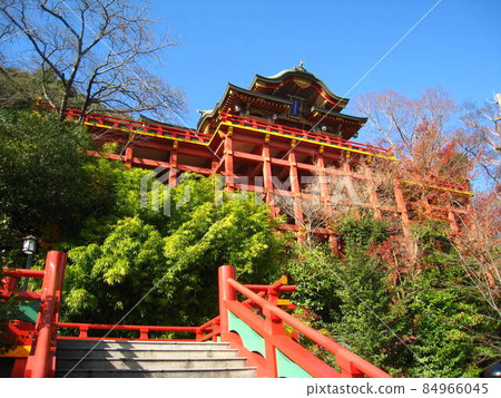 紅葉季節的佑德稻荷神社[佐賀縣鹿島市] 84966045