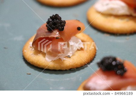 Luxury goods with caviar, home parties, stay homes, gourmet foods, anniversaries 84966189