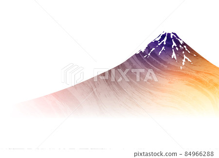 Mt. Fuji Japanese paper Japan background 84966288