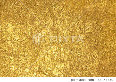 具有皺褶紋理的金色背景材料 具有皺褶紋理的金色背景材料 84967730