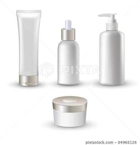 Realistic Cosmetic Tubes Icon Set Realistic Cosmetic Tubes Icon Set 84968126
