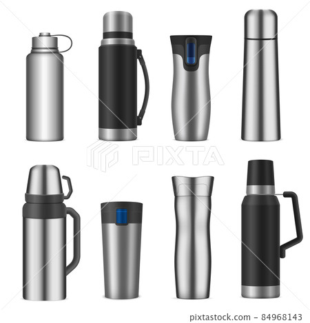 Vacuum Flask Realistic Set Vacuum Flask Realistic Set 84968143