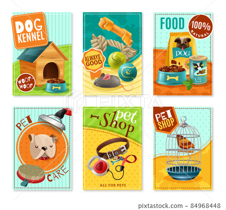Pet Care 6 Mini Banners Set Pet Care 6 Mini Banners Set 84968448