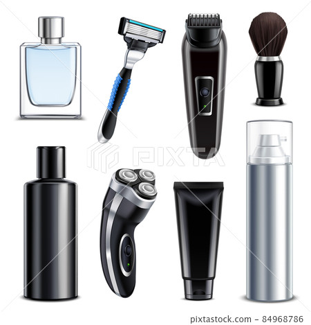 Shaving Equipment Realistic Set 84968786