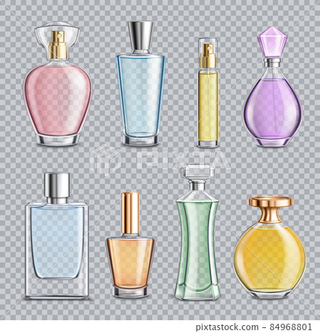Perfume Glass Bottles Transparent Background 84968801