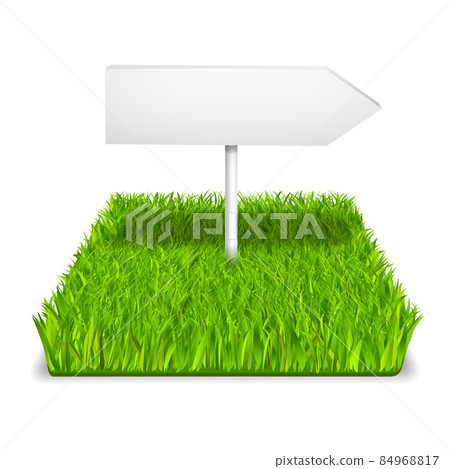 green grass arrow 84968817