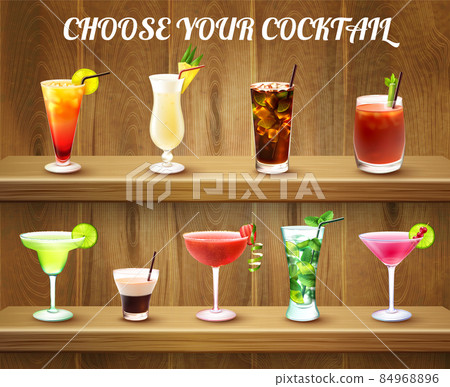 Cocktail Drinks Choice Composition Cocktail Drinks Choice Composition 84968896
