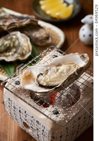 Grilled oysters 84969529