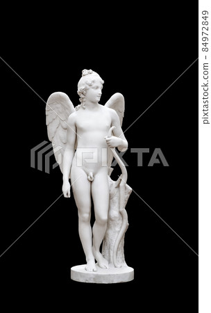 Antique sculptures isolate. Ancient Greece marble classical sculpture on a blank background. Art, body beauty, culture concept. Antique sculptures isolate. Ancient Greece marble classical sculpture on a blank background. Art, body beauty, culture concept. 84972849