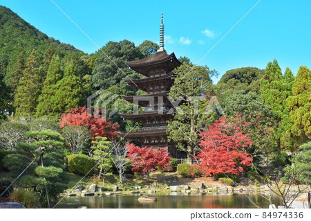 Rurikoji Temple Five Story Tower 84974336