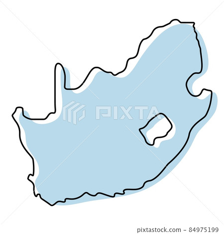 Outline Of South Africa Map Republic Of South Africa — Global Health