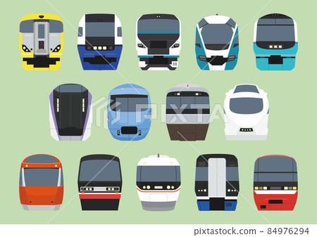 Japanese limited express train 2 Japanese limited express train 2 84976294