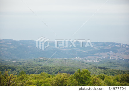 beautiful landscape on top of the mountain on a journey beautiful landscape on top of the mountain on a journey 84977704