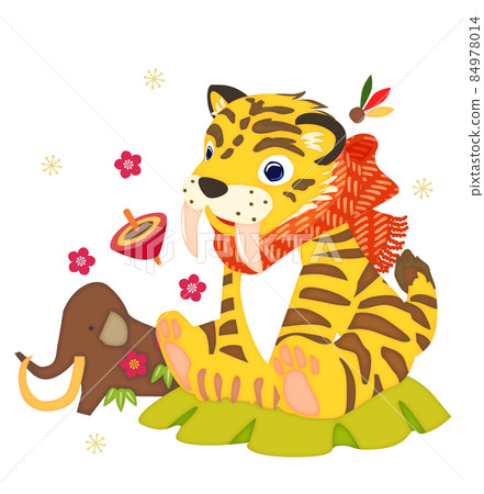 坐刀虎猛獁象過年 84978014