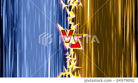 VS屏幕背景6藍VS黃電擊 84979092