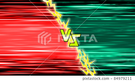 VS screen background 19 red vs green electric shock VS screen background 19 red vs green electric shock 84979211