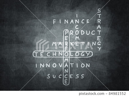 Chalk drawn crossword Chalk drawn crossword 84981552