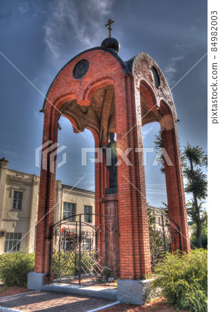 Exterior view to The chapel of St. Nicholas , Moscow region, Russia Exterior view to The chapel of St. Nicholas , Moscow region, Russia 84982003