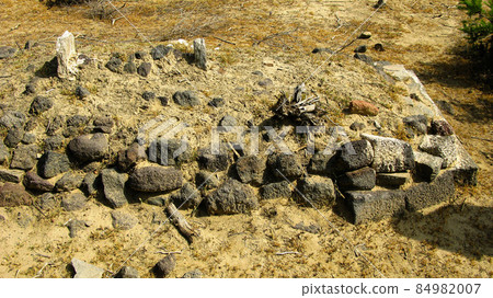 Ruin of old historic Archaeological excavations at Adulis, Eritrea Ruin of old historic Archaeological excavations at Adulis, Eritrea 84982007