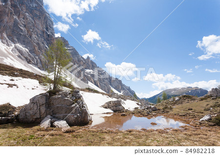 Mountain landscape. Italian Alps, Civetta mount Mountain landscape. Italian Alps, Civetta mount 84982218