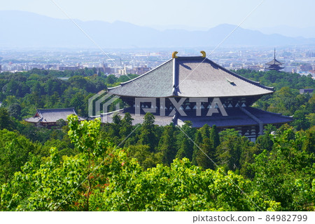 Todaiji Daibutsuden和Kofukuji五層寶塔（奈良市） 84982799