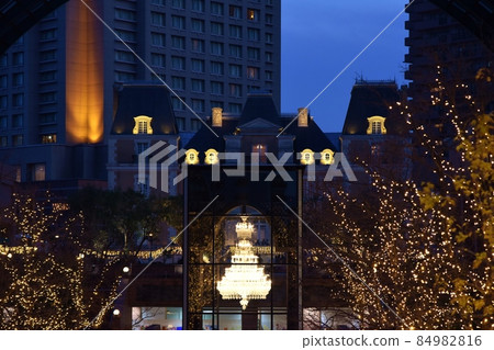 Scenery of Ebisu in December Tokyo 84982816