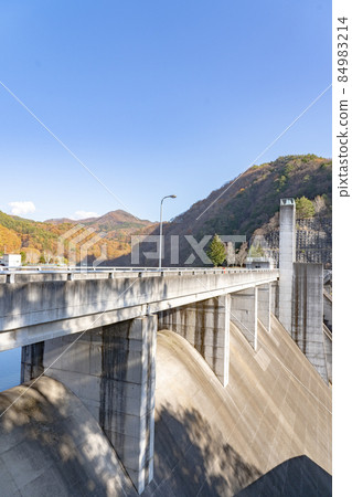 November Daimon Dam in late autumn November Daimon Dam in late autumn 84983214