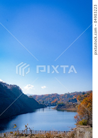 November Daimon Dam in late autumn November Daimon Dam in late autumn 84983223