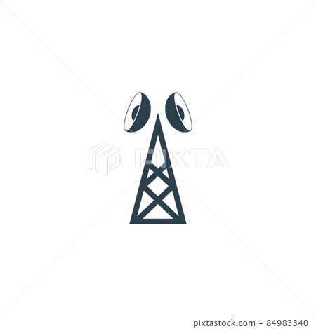 Signal icon flat design template vector Signal icon flat design template vector 84983340