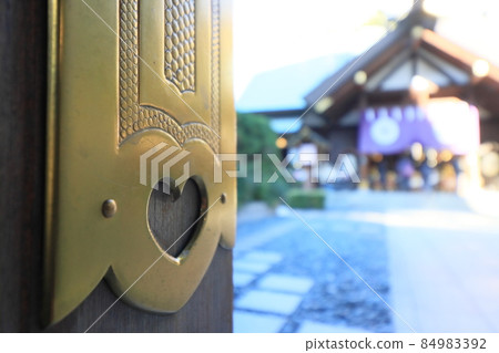 Ino-me pattern of Tokyo Daijingu, the god of marriage, heart mark, power spot 84983392