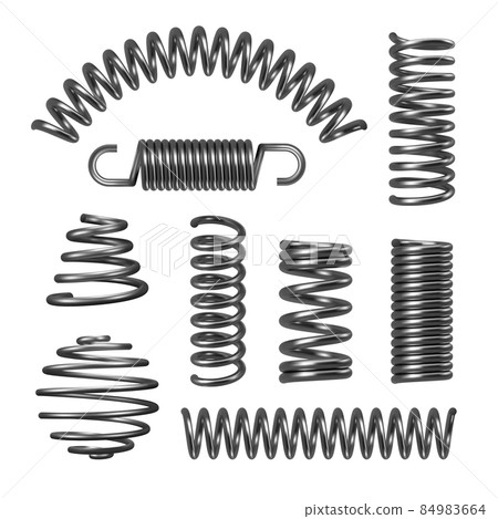 Metal Spring Black Set 84983664