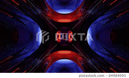 3d illustration of dark round shaped 4K UHD tunnel 3d illustration of dark round shaped 4K UHD tunnel 84984093