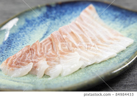 Delicious spotted knifejaw sashimi Delicious spotted knifejaw sashimi 84984433