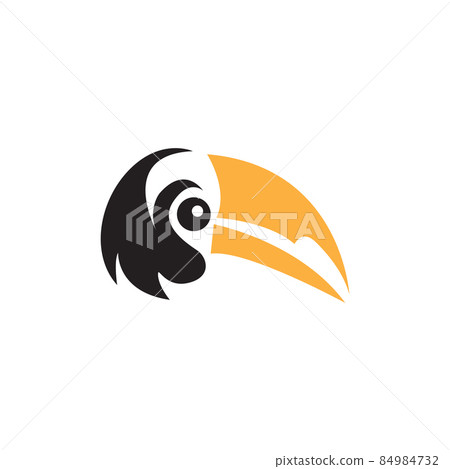 face bird hornbill logo design vector graphic symbol icon sign illustration creative idea face bird hornbill logo design vector graphic symbol icon sign illustration creative idea 84984732