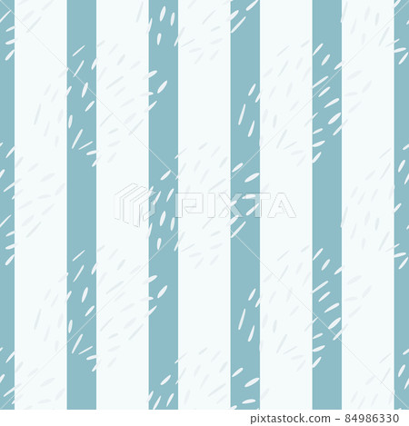 Doodle dashes seamless pattern with hand drawn. Modern abstract background. Vector illustration for textile. 84986330