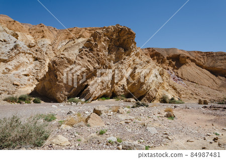 mountain landscape in Timna Park in Israel mountain landscape in Timna Park in Israel 84987481