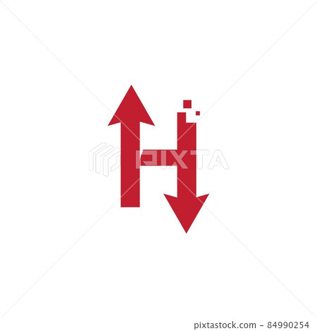 Arrow initial letter design Arrow initial letter design 84990254