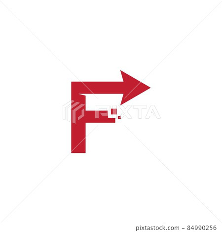 Arrow initial letter design Arrow initial letter design 84990256