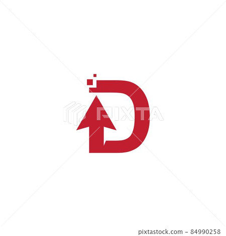 Arrow initial letter design Arrow initial letter design 84990258