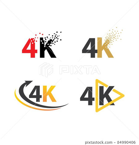 4K Ultra HD vector 84990406