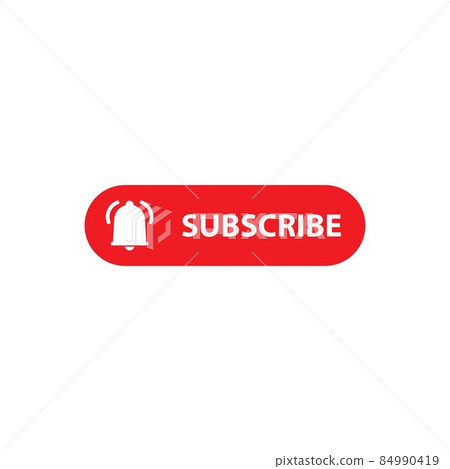 Suscribe button icon 84990419