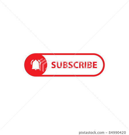 Suscribe button icon 84990420
