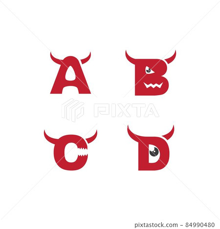 Initial letter with Devil Horn 84990480